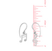Boma Sterling Silver Musical Notes Earrings