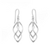 Boma Twisted Dangle Earrings - Silver