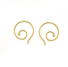 BOMA Essential Spiral Pull Through Hoops - Gold