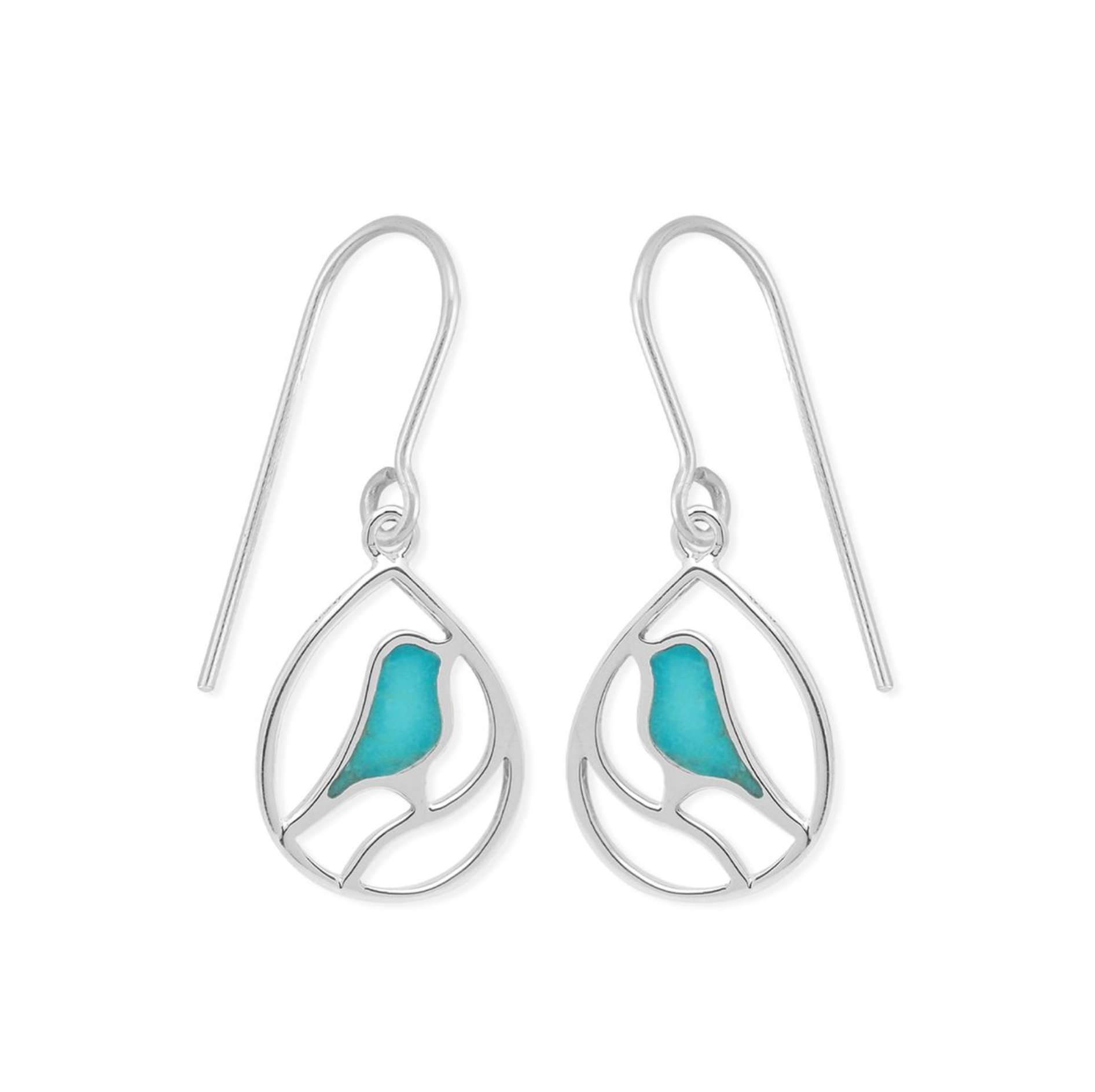 Boma Bird Teardrop Inlay