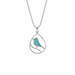 BOMA Bird Teardrop Inlay Necklace