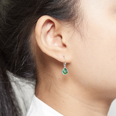 Boma Teardrop Dangle Earrings - Abalone