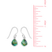 BOMA Teardrop Dangle Earrings - Abalone