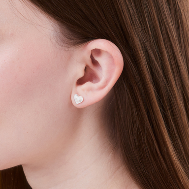 Boma Ava Heart Studs