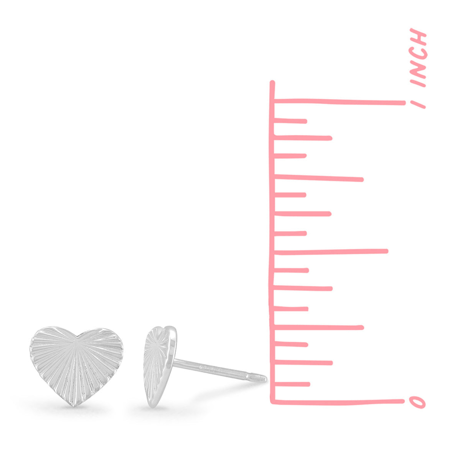 Boma Ava Heart Studs