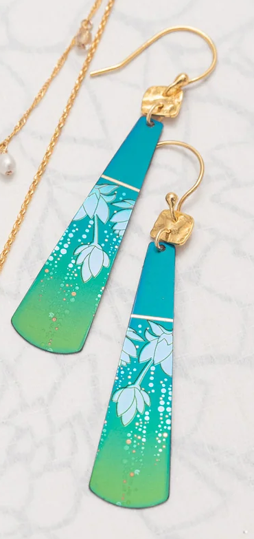 Holly Yashi Tula Earrings - Turquoise / Green