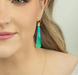 Holly Yashi Tula Earrings - Turquoise / Green