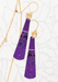 Holly Yashi Tula Earrings - Plum