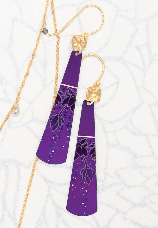 Holly Yashi Tula Earrings - Plum