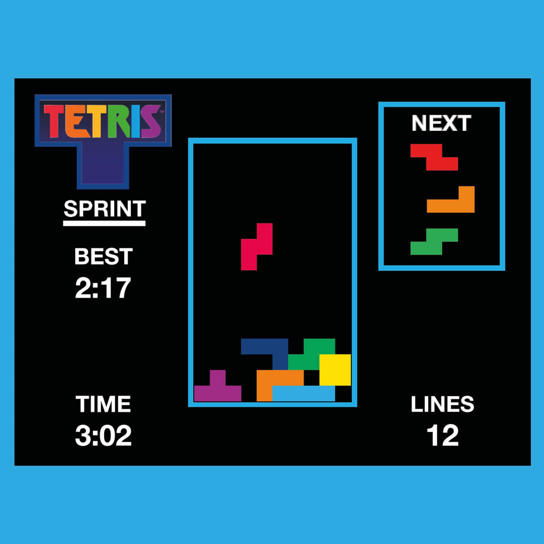 Tetris Arcade in a Tin