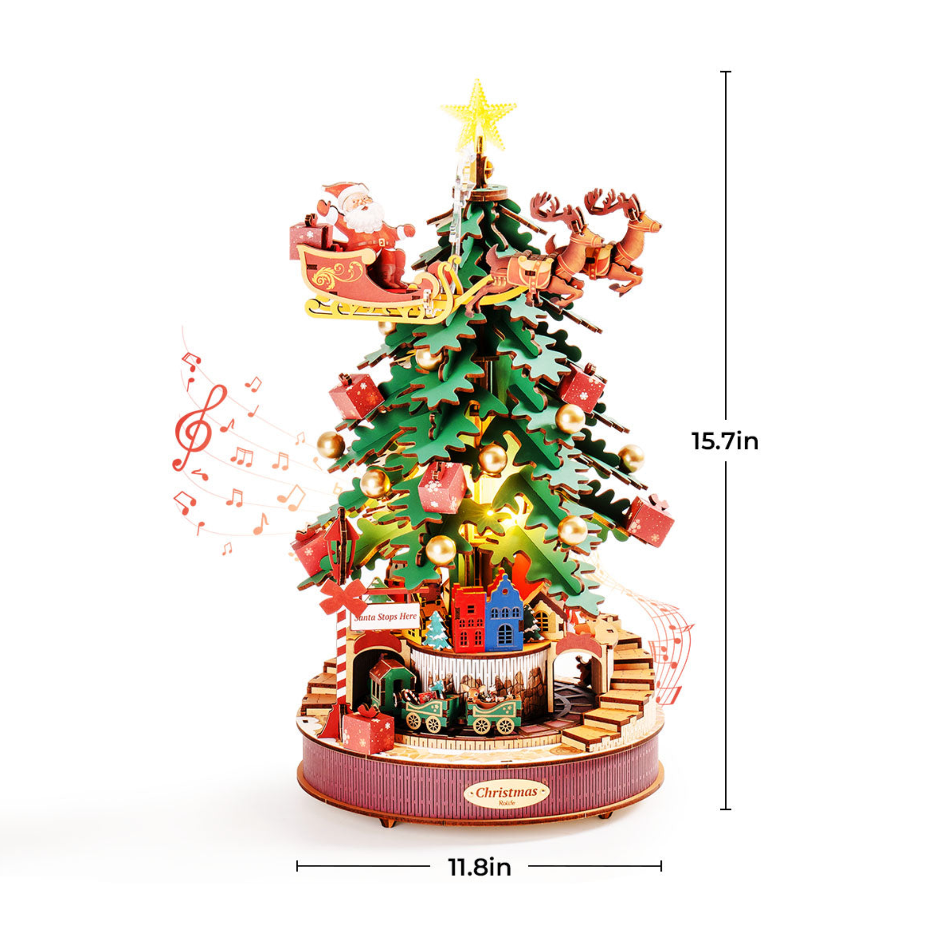 ROBOTIME Christmas Melody Tree Music Dreamer