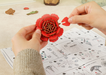 Rolife DIY Wooden Flower - Red Carnations