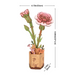 ROBOTIME DIY Wooden Flower - Pink Carnation