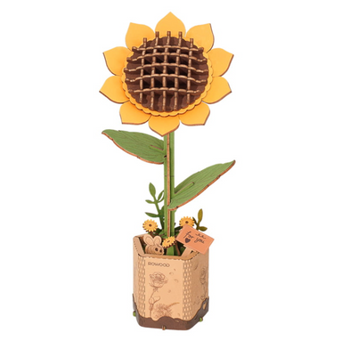 ROBOTIME DIY Wooden Flower - Sunflower