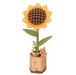 ROBOTIME DIY Wooden Flower - Sunflower