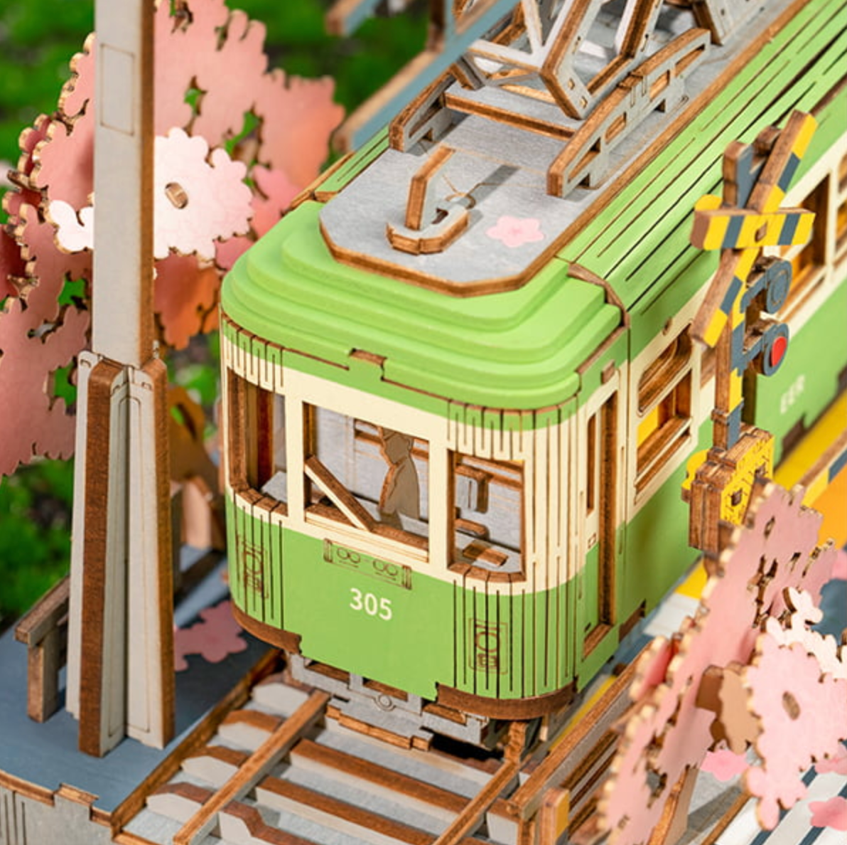 ROBOTIME Sakura Journey 3D Wooden Puzzle