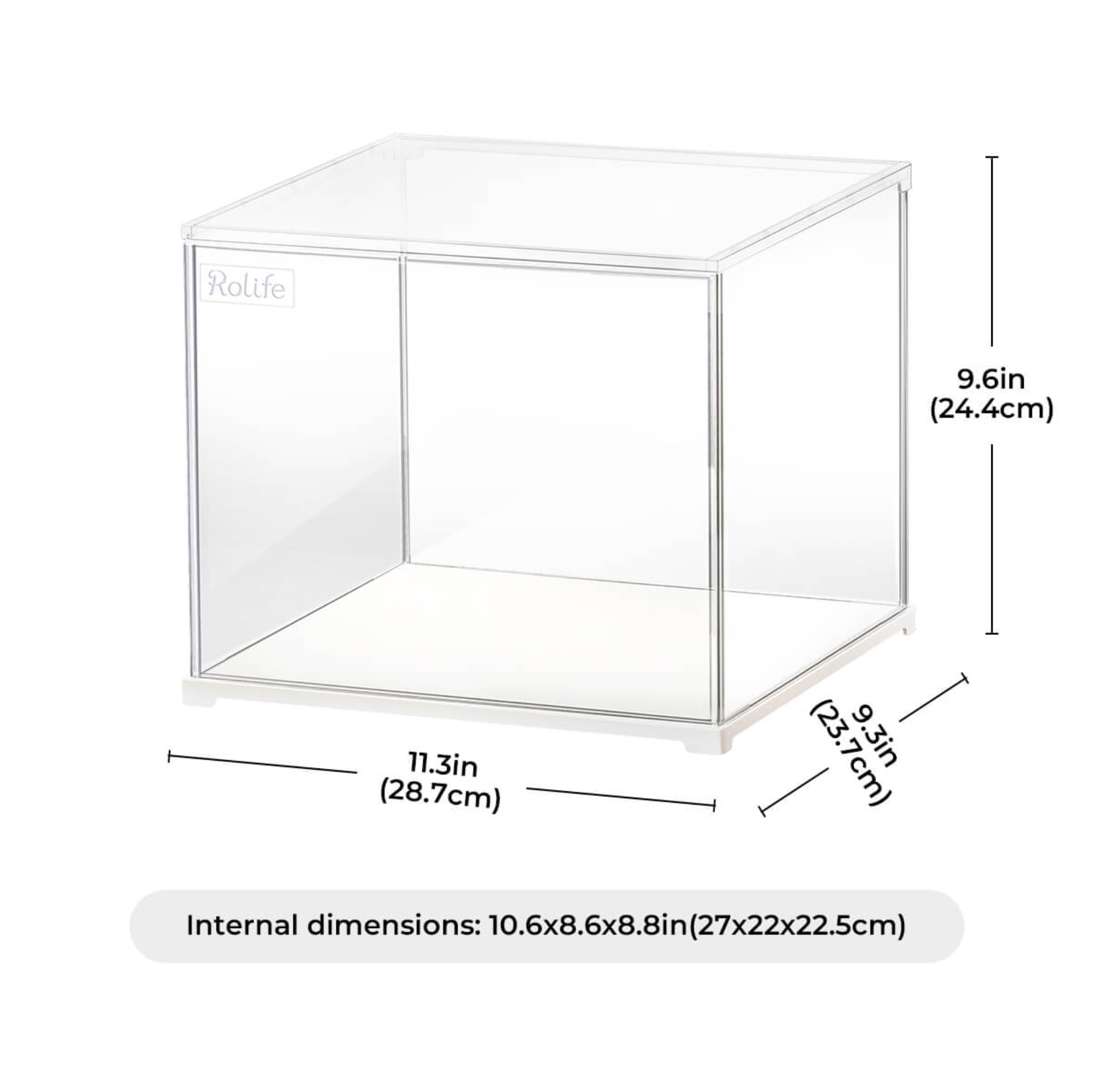 ROBOTIME Miniature House Display Box - Dust Cover