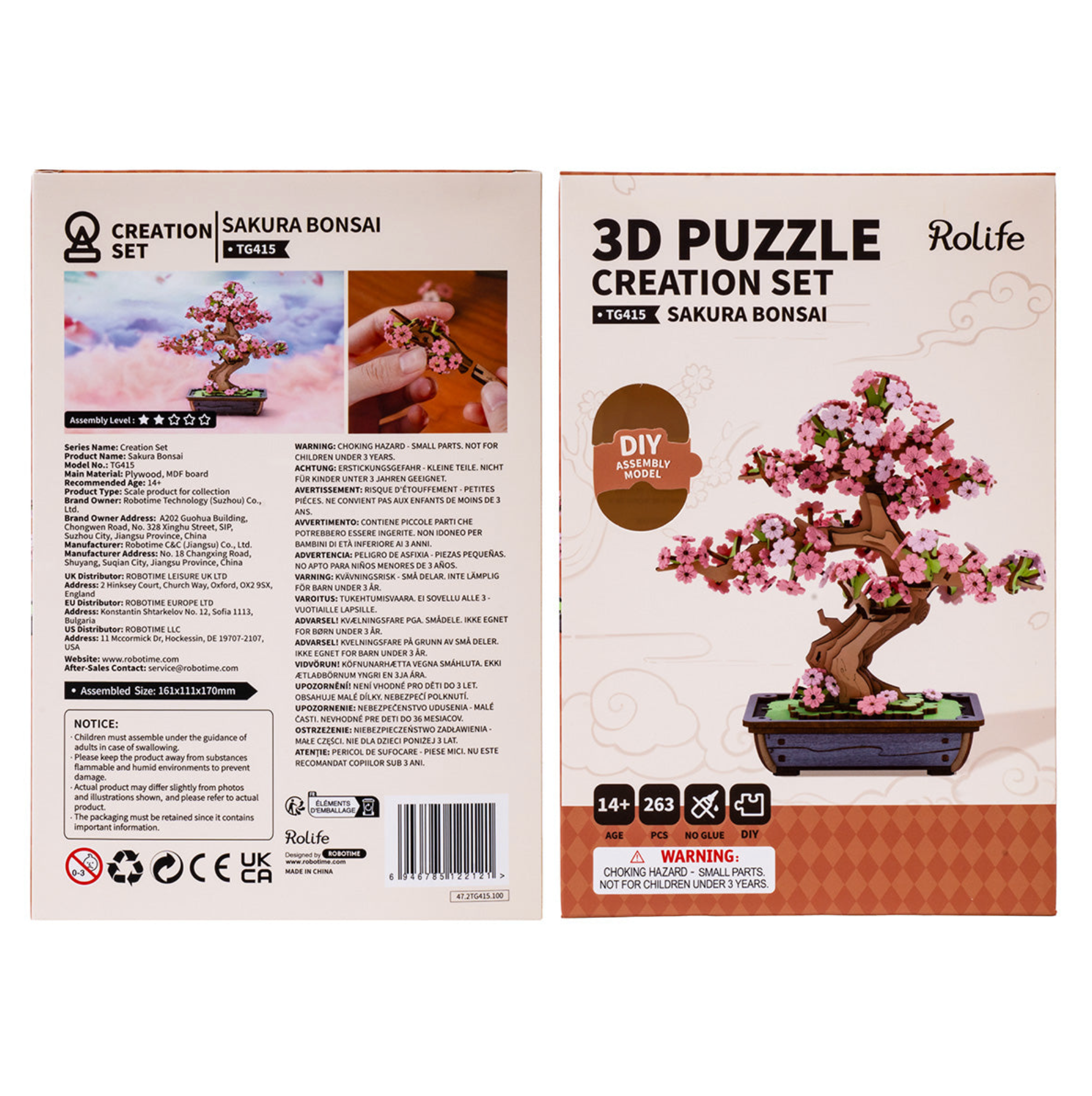 ROBOTIME Sakura Bonsai