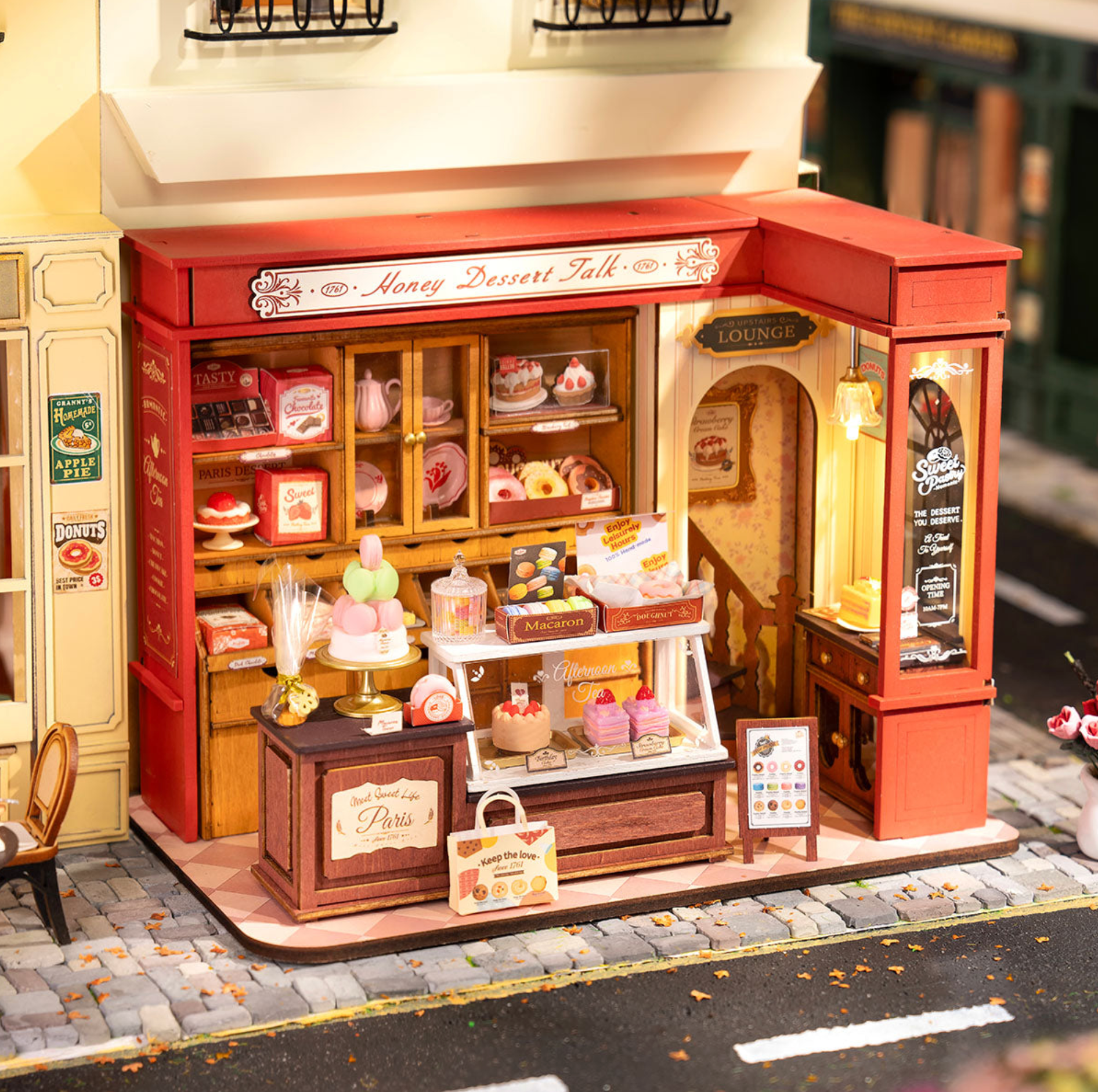 ROBOTIME Honey Dessert Talk DIY Miniature House