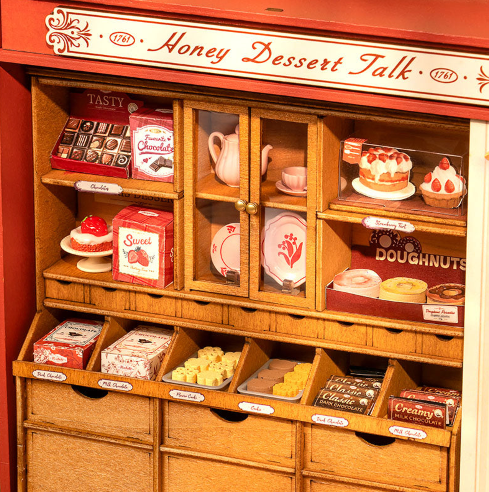 ROBOTIME Honey Dessert Talk DIY Miniature House