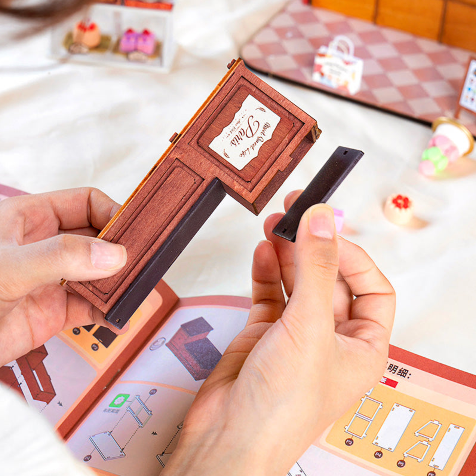 ROBOTIME Honey Dessert Talk DIY Miniature House