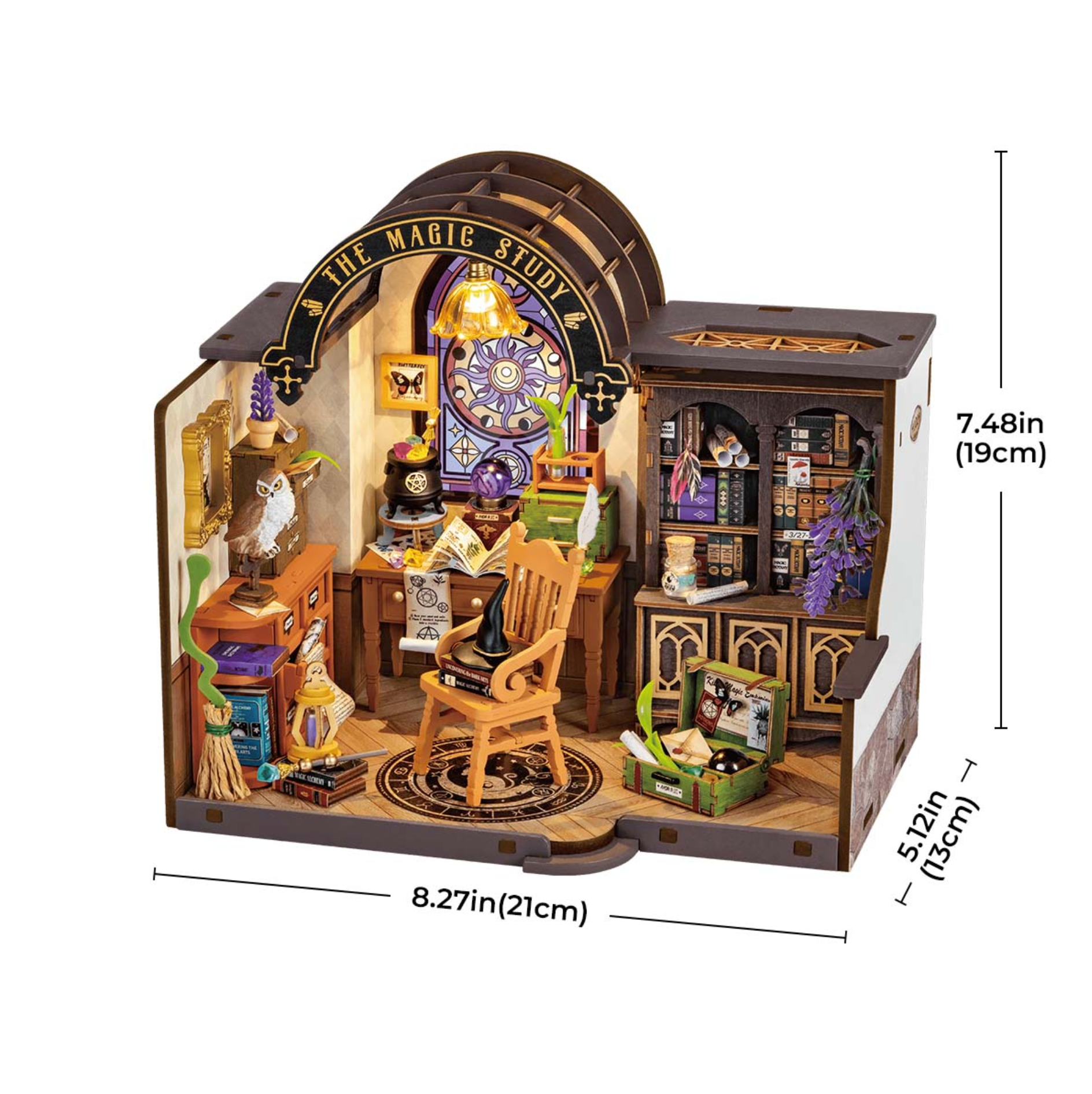ROBOTIME The Magic Study DIY Miniature House