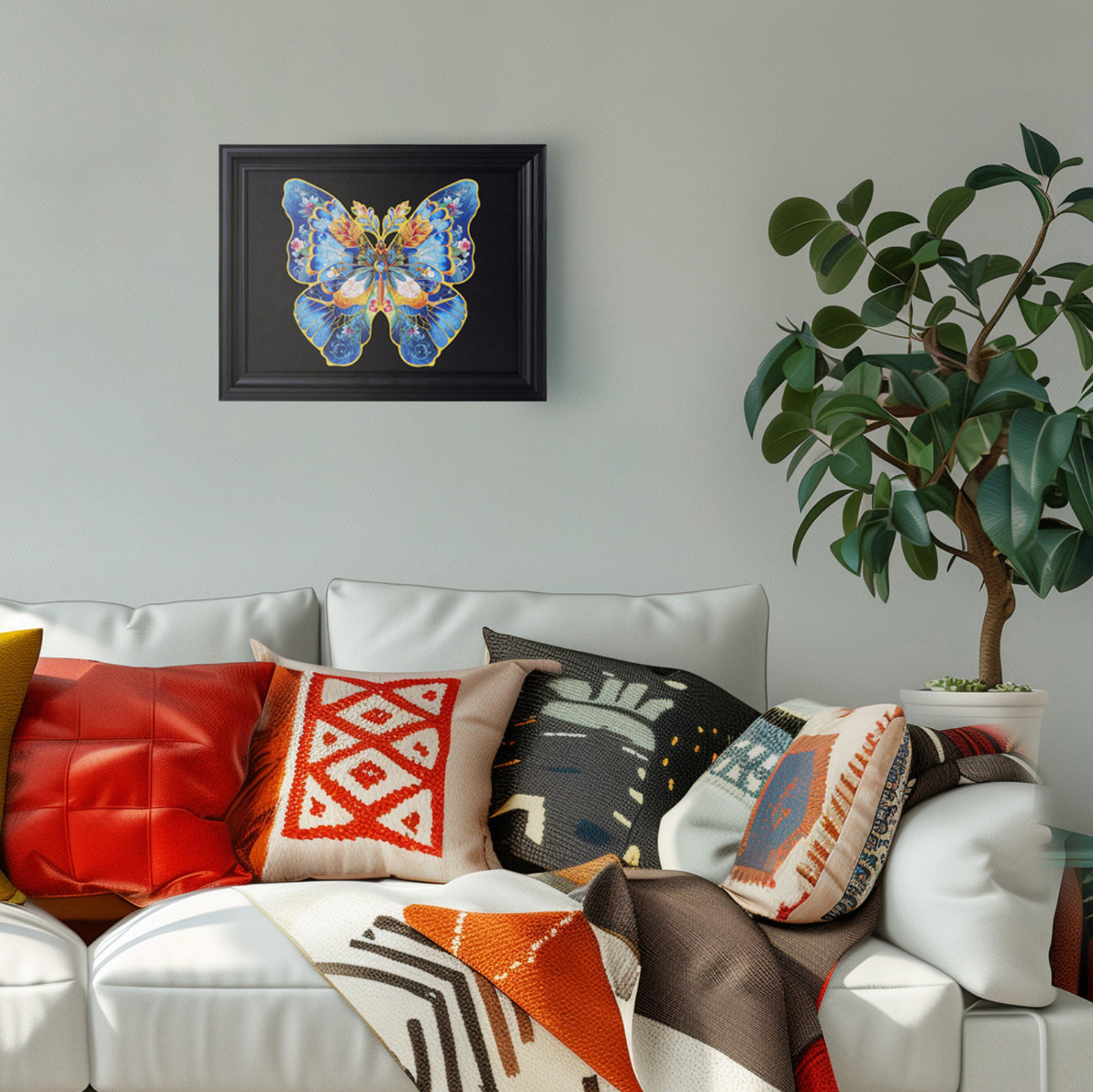 ROBOTIME Morpho Helena Wooden Jigsaw Puzzle - 200 Pieces