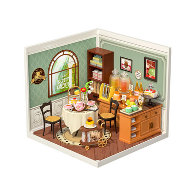 ROBOTIME Sweet Sips Tea DIY Miniature House - Super Creator
