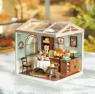 ROBOTIME Sweet Sips Tea DIY Miniature House - Super Creator