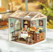 ROBOTIME Sweet Sips Tea DIY Miniature House - Super Creator