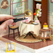 ROBOTIME Sweet Sips Tea DIY Miniature House - Super Creator