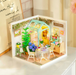 ROBOTIME Blooming Tea Garden DIY Miniature House - Super Creator