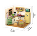 ROBOTIME Happy Meals Kitchen DIY Miniature House - Super Creator