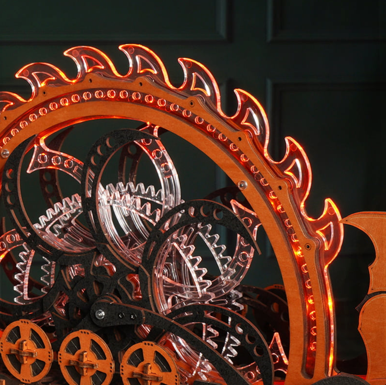 ROBOTIME Viking Dragon Ship Mechanical 3D Wooden Puzzle