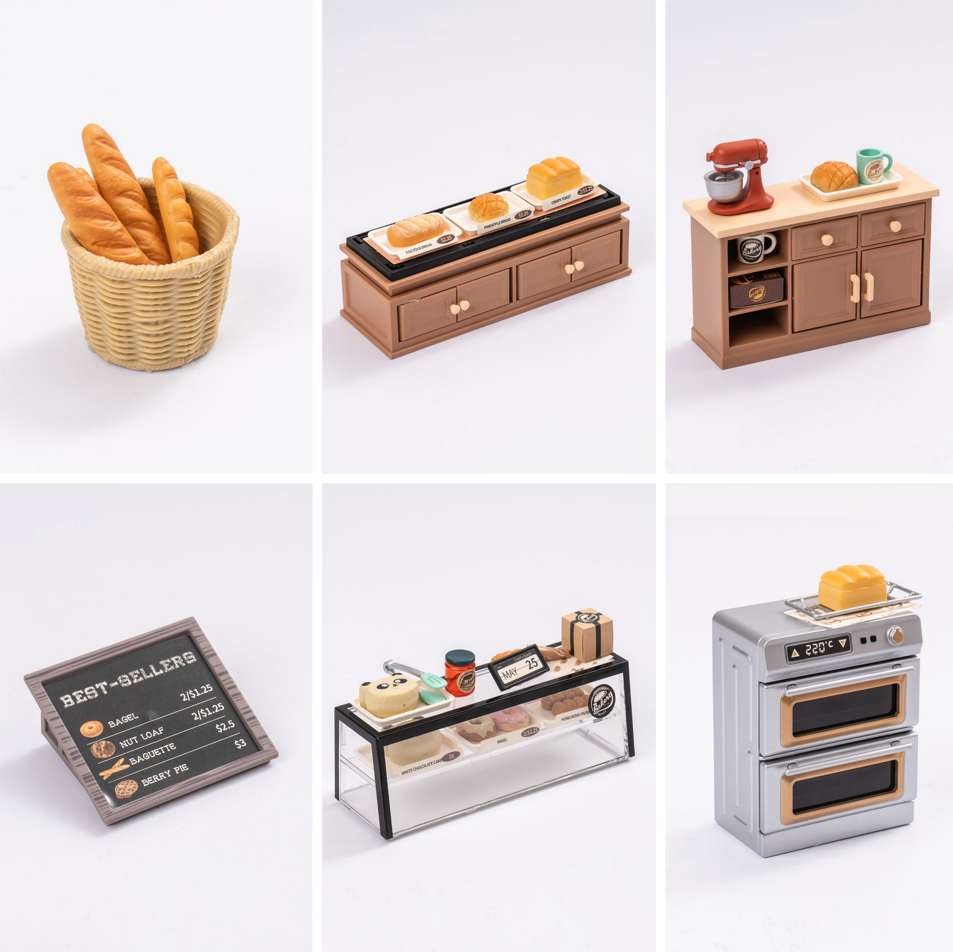 ROBOTIME Super Creator Golden Wheat Bakery DIY Miniature House Kit - Super Creator