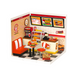 ROBOTIME Yum Yum Burgers DIY Miniature House - Super Creator
