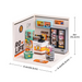 ROBOTIME Super Creator Energy Supply Store DIY Miniature House Kit - Super Creator