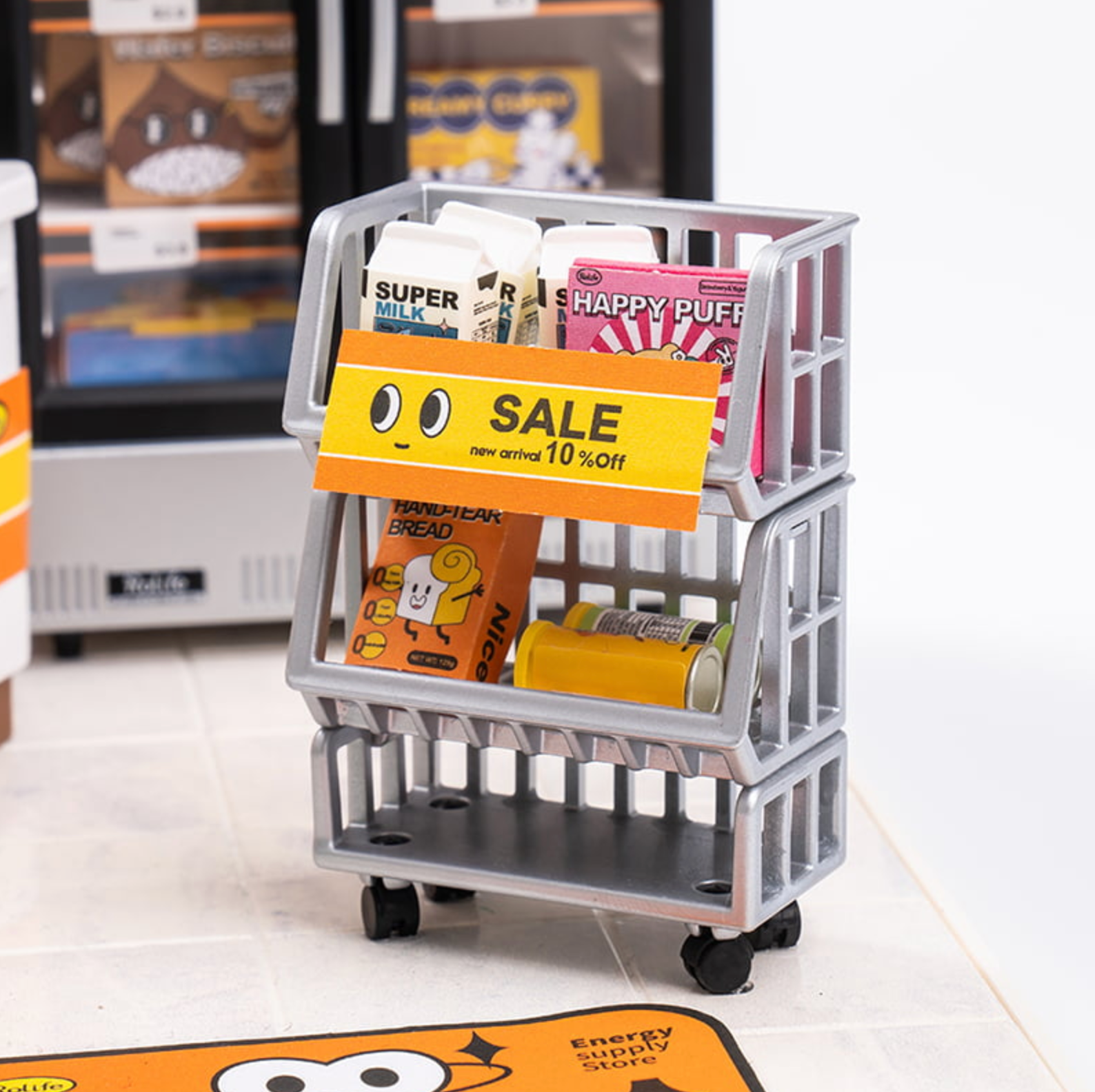 ROBOTIME Super Creator Energy Supply Store DIY Miniature House Kit - Super Creator