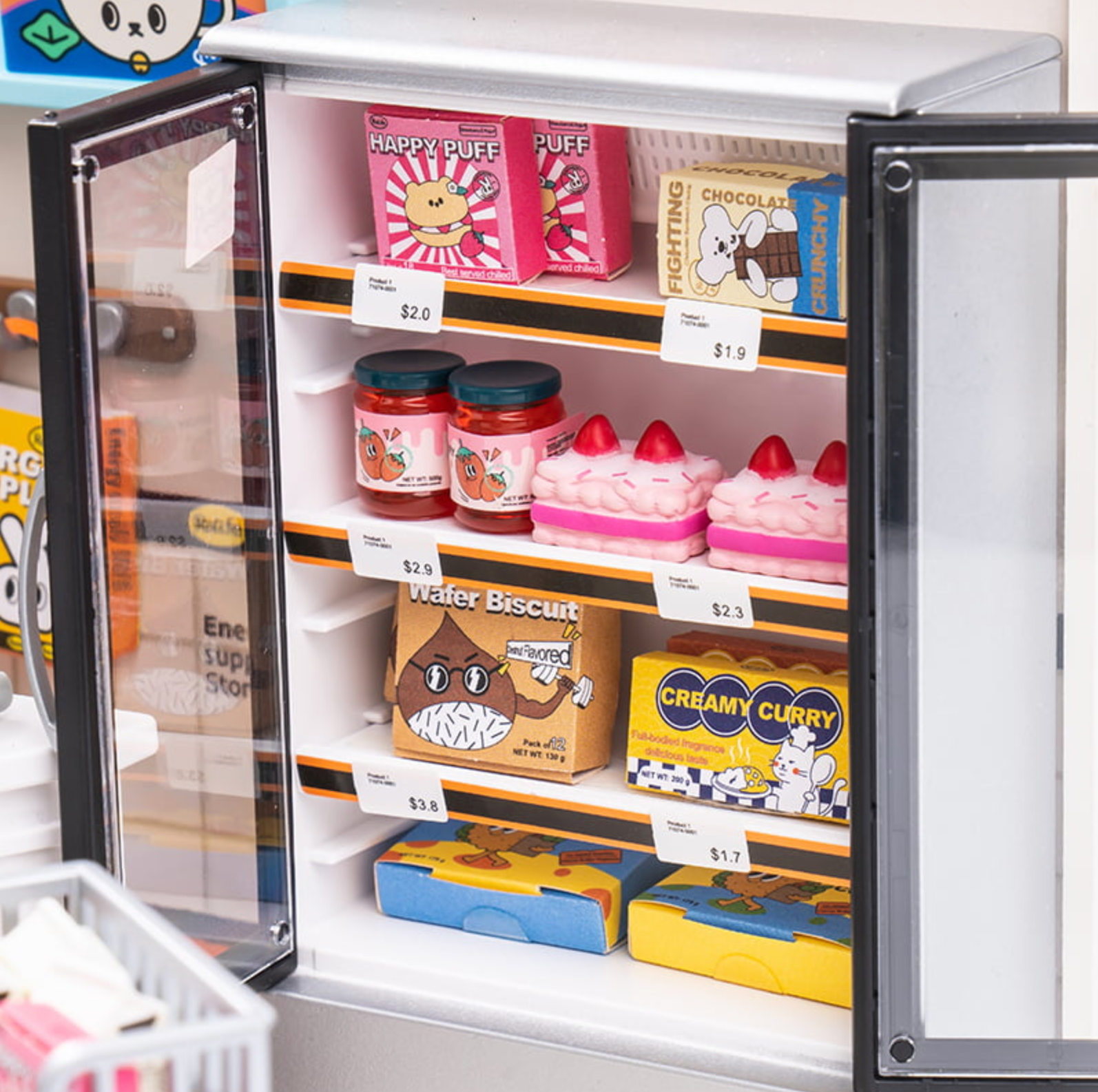 ROBOTIME Super Creator Energy Supply Store DIY Miniature House Kit - Super Creator