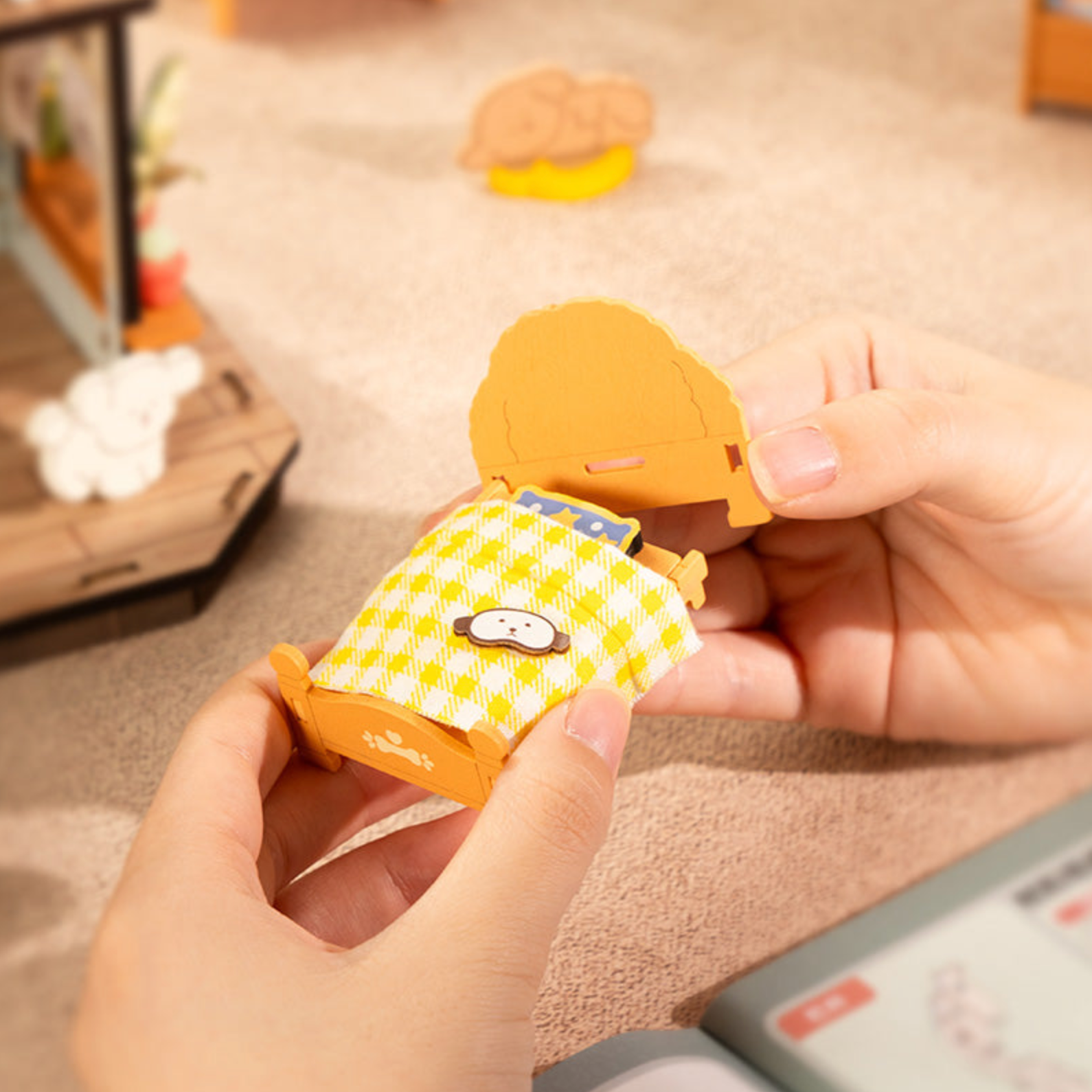 ROBOTIME Puppy's Cozy Villa DIY Miniature House