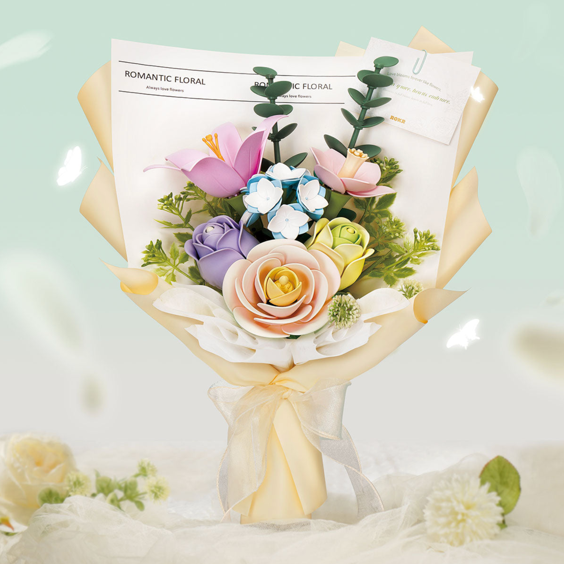 ROBOTIME Spring Time Bouquet DIY 3D Puzzle