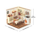 ROBOTIME Warm Dining Room DIY Miniature House - Super Creator