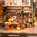 ROBOTIME Tipsy Restaurant DIY Miniature House