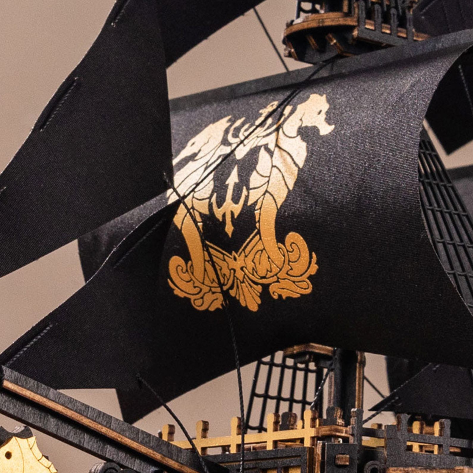 ROBOTIME The Seahorse Barque 3D Wooden Puzzle