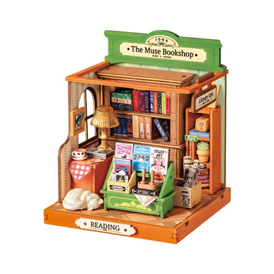 ROBOTIME The Muse Bookshop DIY Miniature House