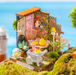 ROBOTIME Fancy Tea Yard DIY Miniature House