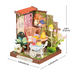 ROBOTIME Fancy Tea Yard DIY Miniature House