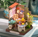 ROBOTIME Fancy Tea Yard DIY Miniature House