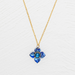 Holly Yashi Petite Fleur Pendant Necklace - Sapphire Blue