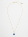 Holly Yashi Petite Fleur Pendant Necklace - Sapphire Blue